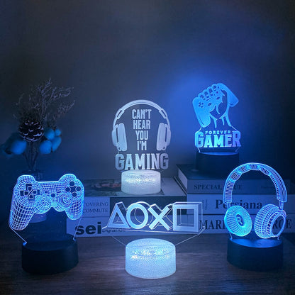 3D LED Gaming Lamp