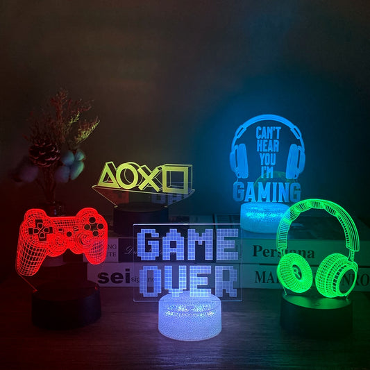 3D LED Gaming Lamp