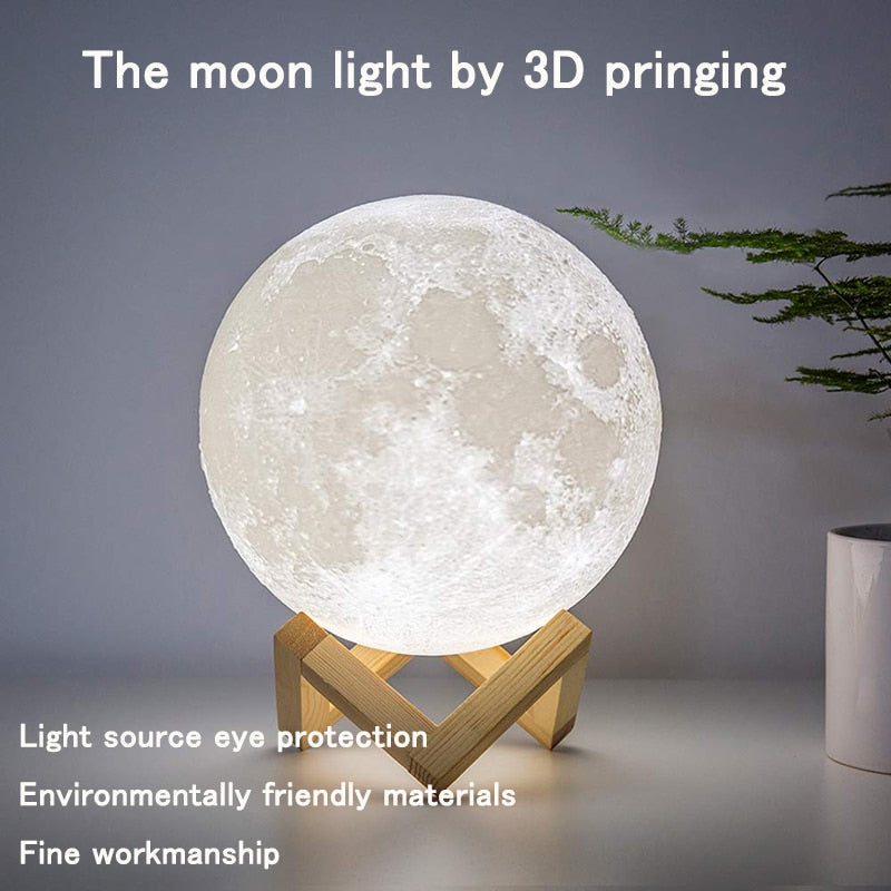 Moon Galaxy Lamp 16 Colors LED