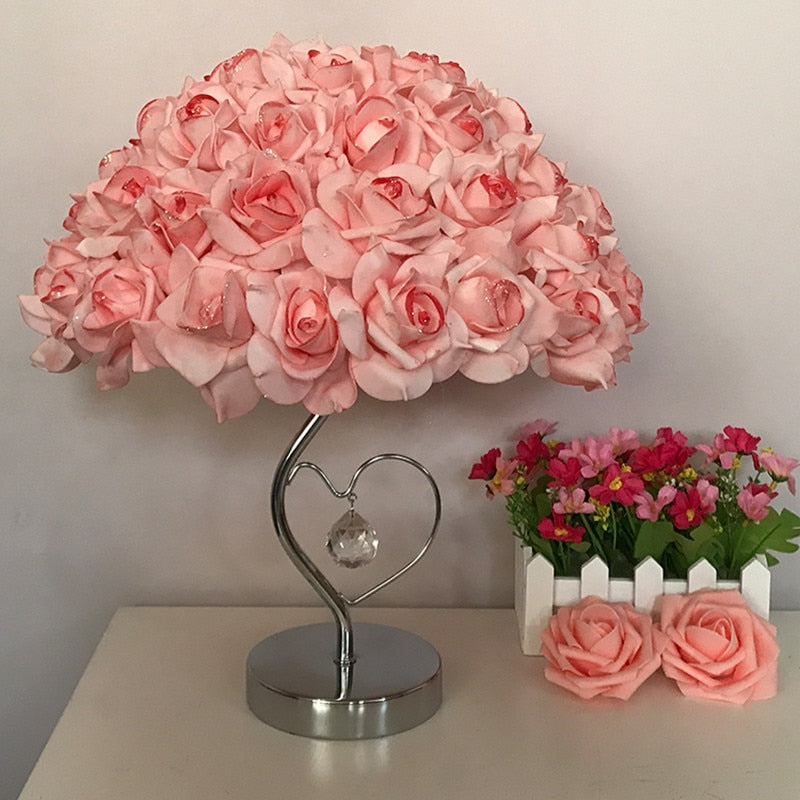 Rose Flower Table Lamp