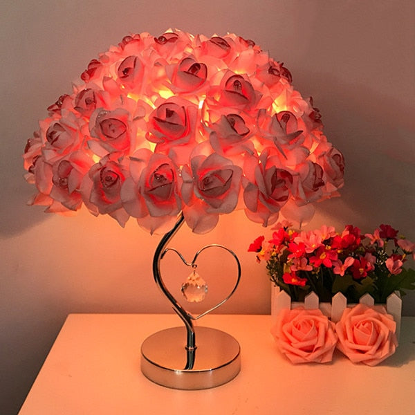 Rose Flower Table Lamp