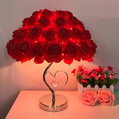 Rose Flower Table Lamp