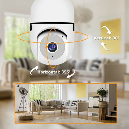 Bulb Camera With Night Vision And WIFI