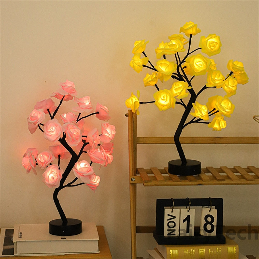 LED Rose Table Lamp