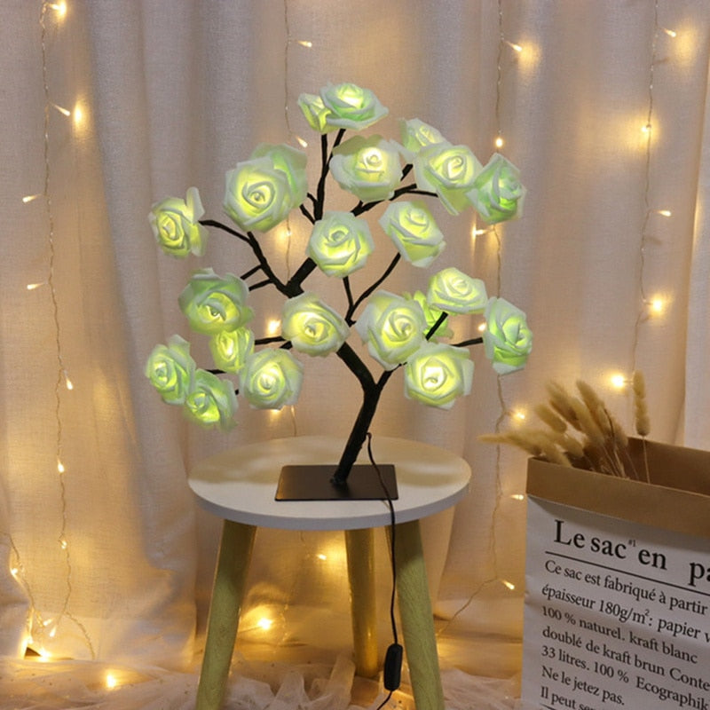 LED Rose Table Lamp