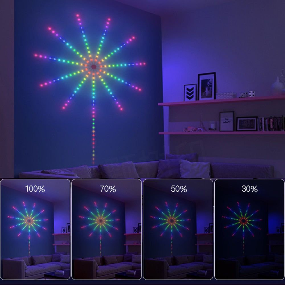 LED Firework Strip Light