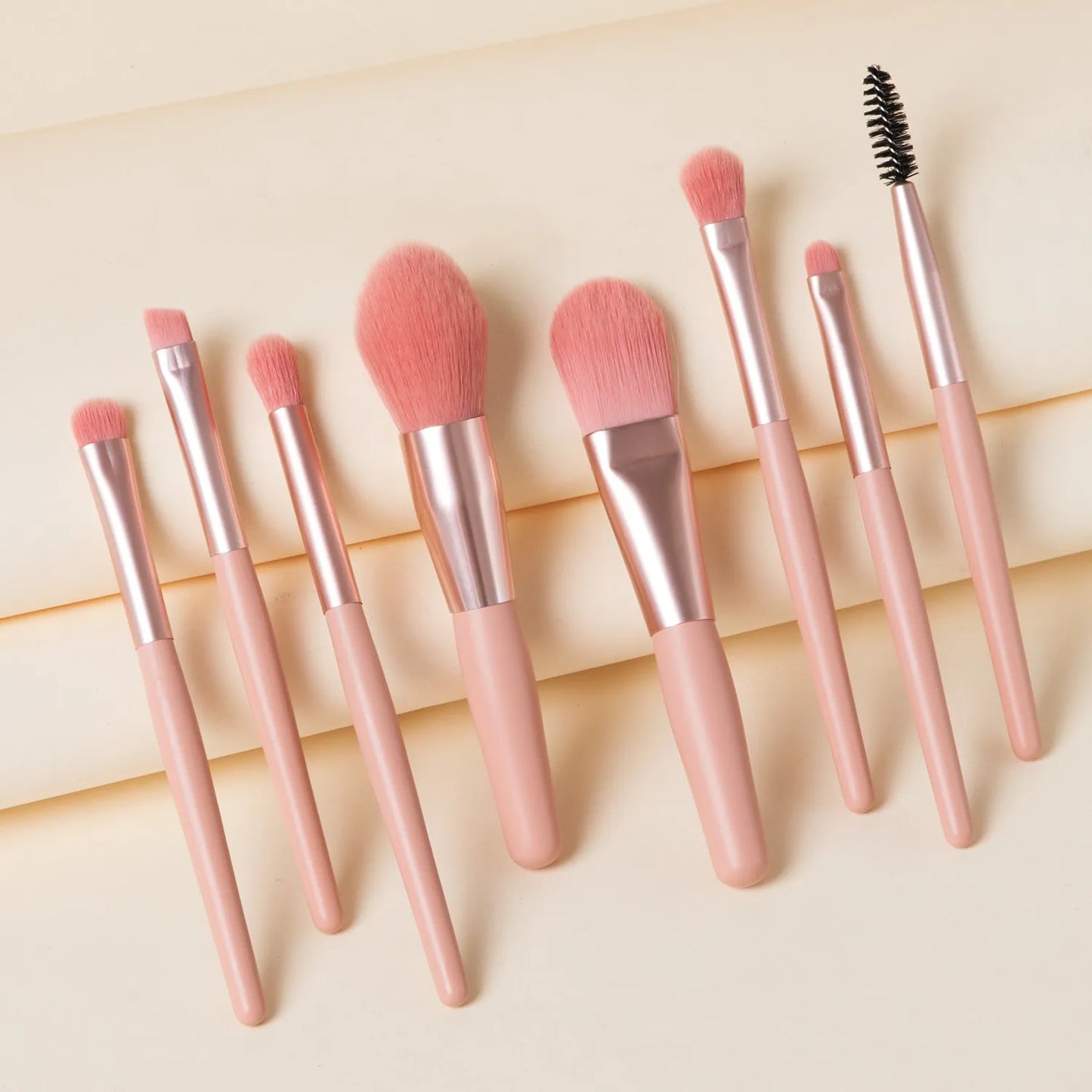 8 Pcs Travel Makeup Brush Set