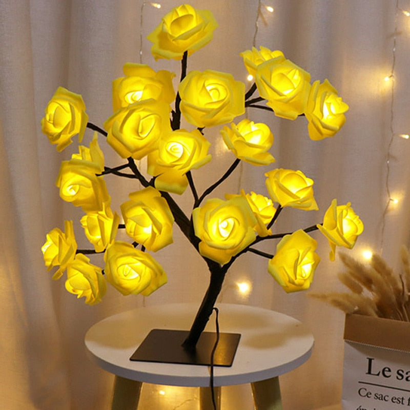 LED Rose Table Lamp