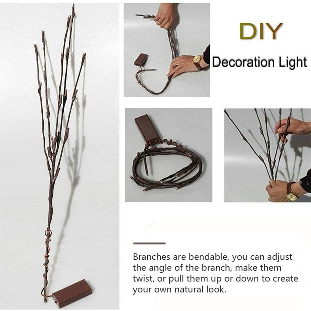 Twig Lighted Vase Filler