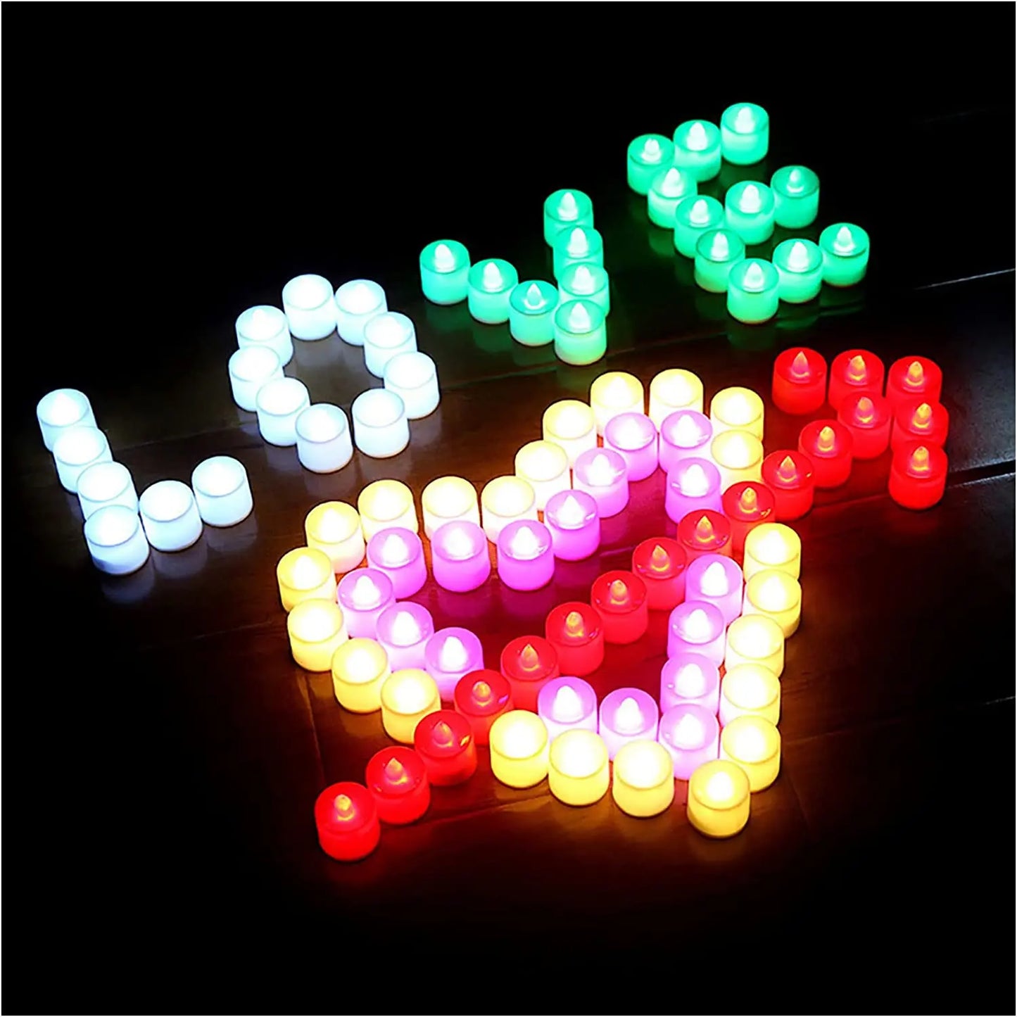 Multicolor Flameless LED Candles