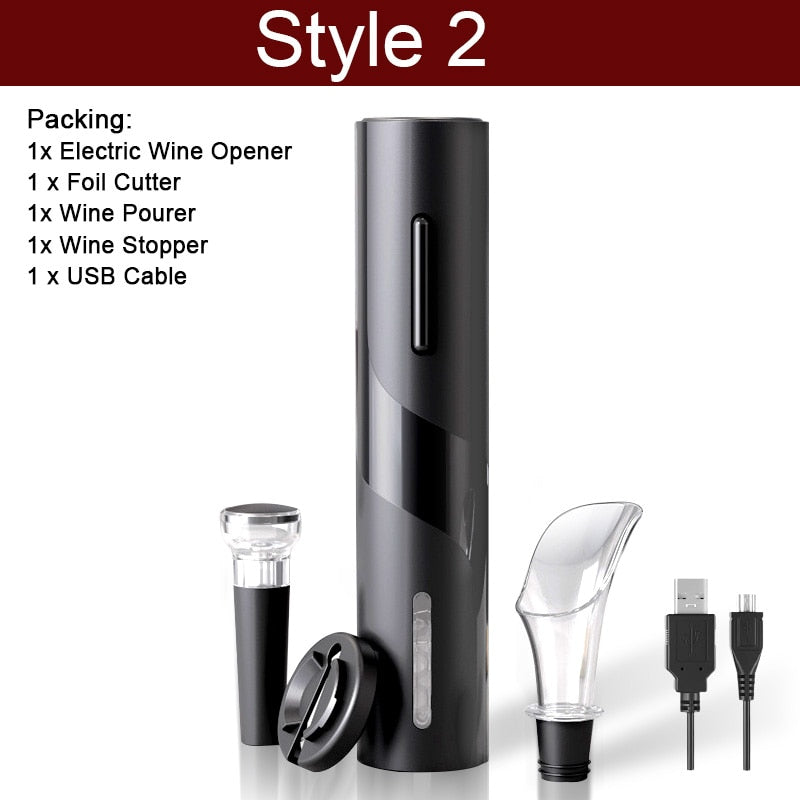 Electric Corkscrew Wine Bottle Opener