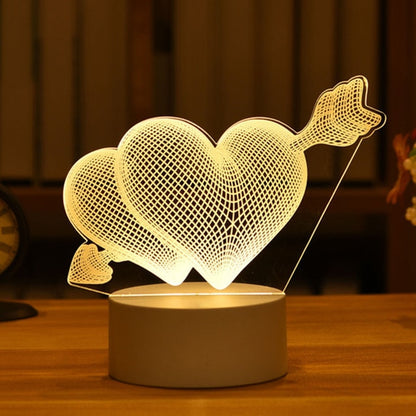 3D Crystal Ball Night Light