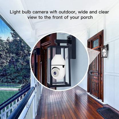 Bulb Camera With Night Vision And WIFI