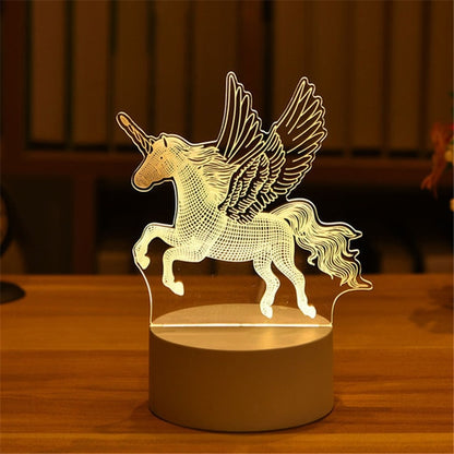 3D Crystal Ball Night Light