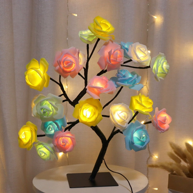 LED Rose Table Lamp