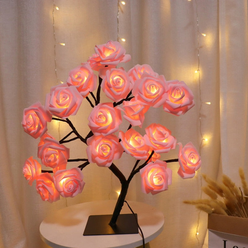 LED Rose Table Lamp