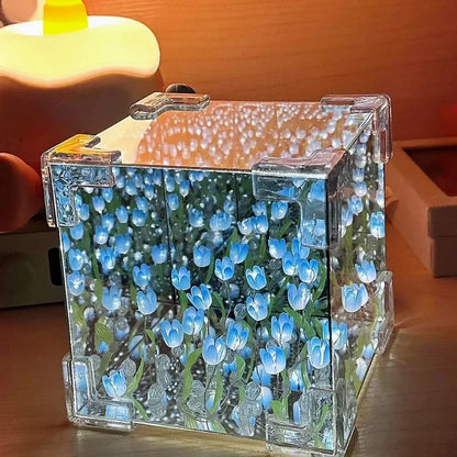 DIY Tulip Cube Lamp