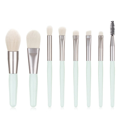 8 Pcs Travel Makeup Brush Set