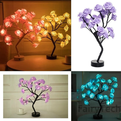 LED Rose Table Lamp