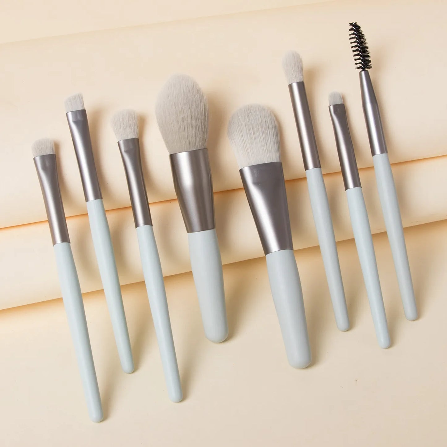 8 Pcs Travel Makeup Brush Set