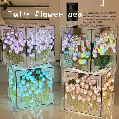 DIY Tulip Cube Lamp