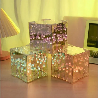 DIY Tulip Cube Lamp