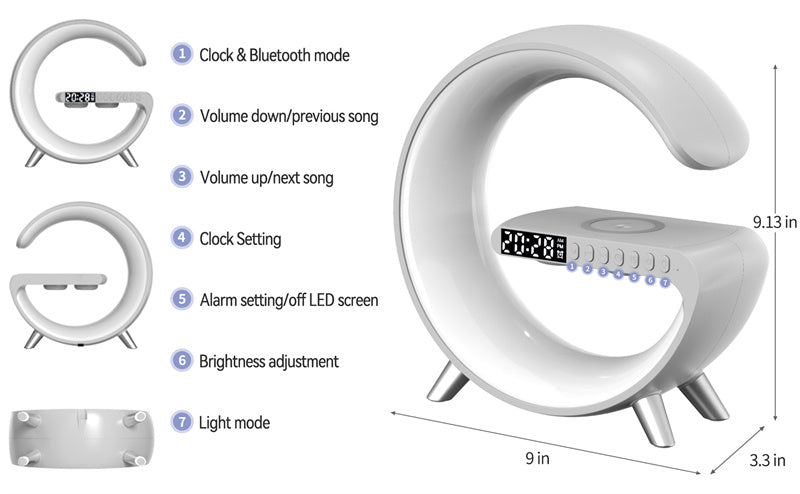 Intelligent Bluetooth Wireless Atmosphere Charger Lamp