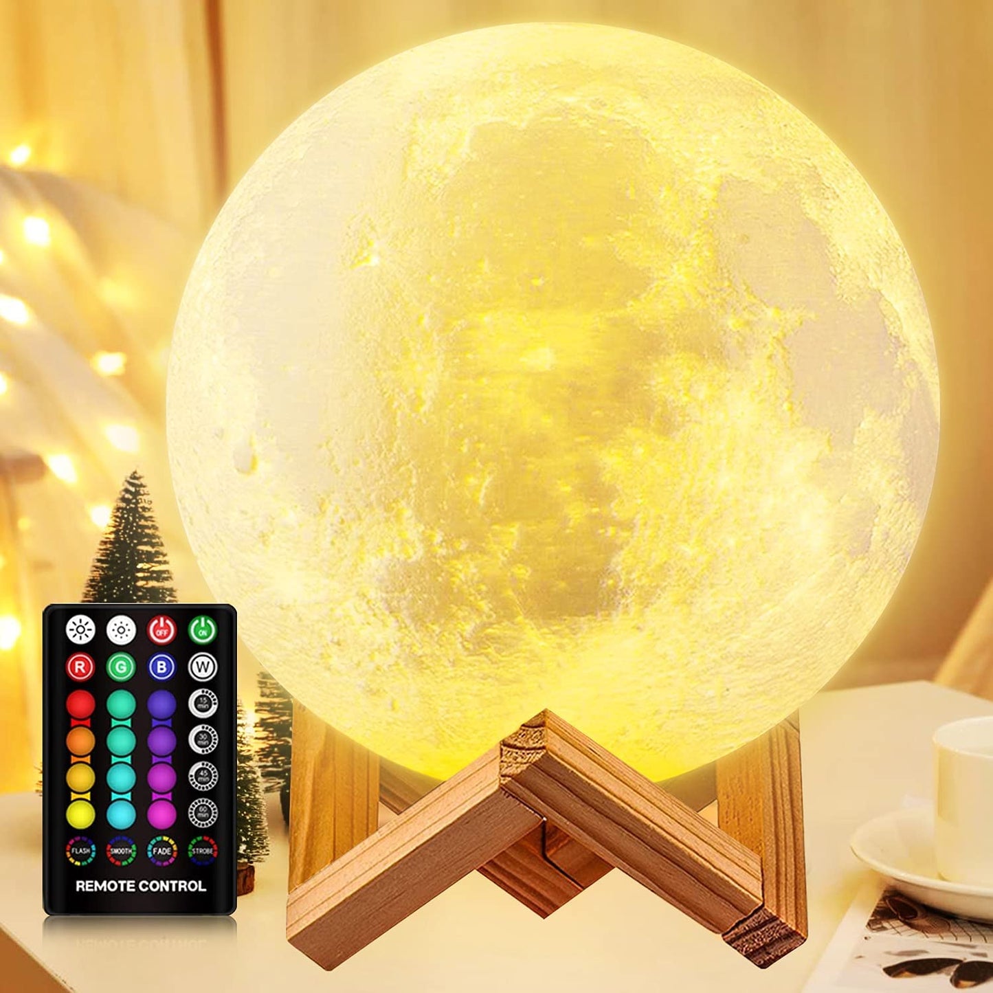 Moon Galaxy Lamp 16 Colors LED